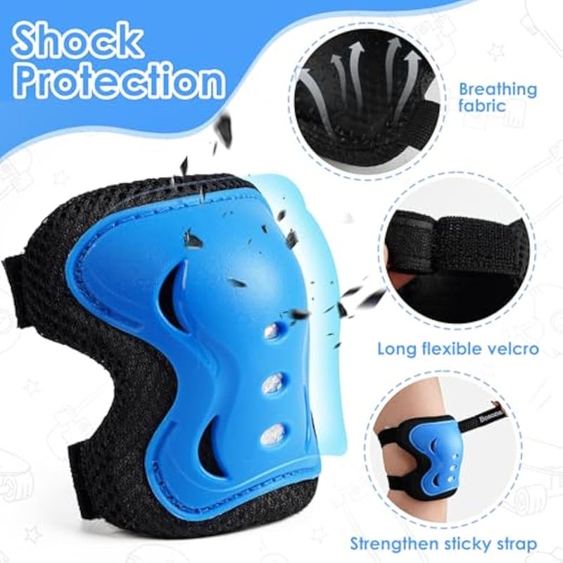 Kids/Youth Knee Pad Elbow Pads Guards Protective Gear Set for Roller Skates Cycling BMX Bike Skateboard Inline Skatings Scooter Riding Sports - Image 5