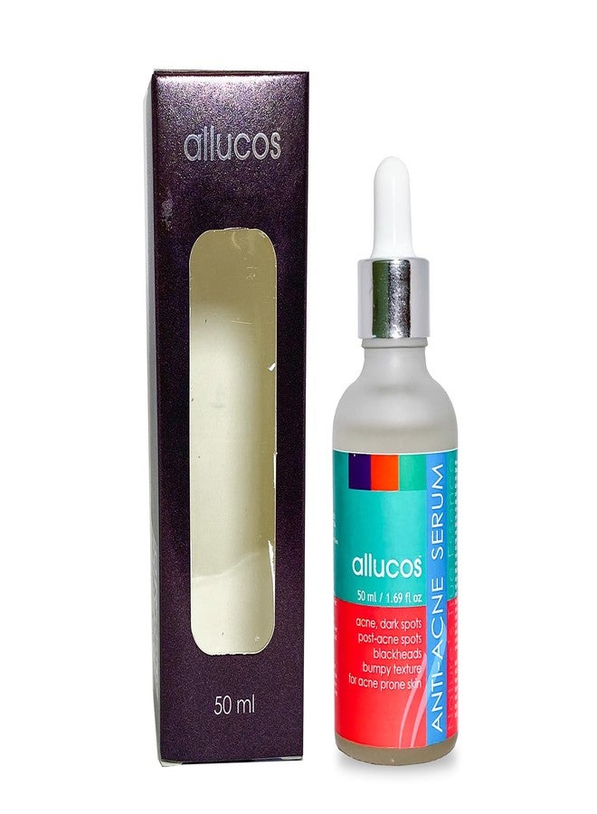 ALLUCOS Anti Acne Face Serum - Acne Prone Skin, Rosemary | Plant Based Ingredients | Women and Men | Sulphate & Paraben-free| Herbal Serum | 50ml (Pack of 1) - Image 5