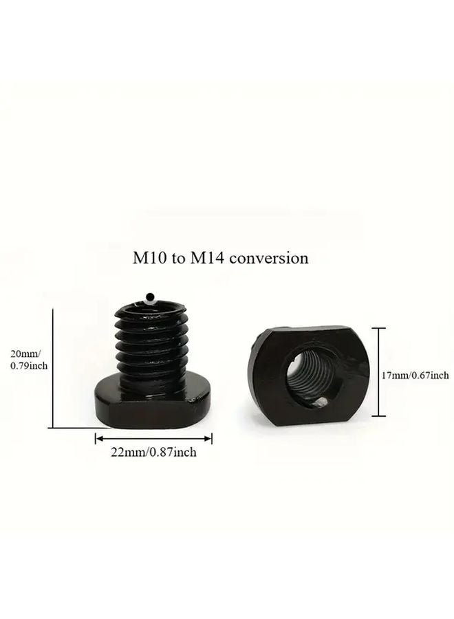 4pcs M10 to M14 Angle Grinder Adapter Set for 4 Inch Tabletop Equipment Polishing Sanding - Image 4