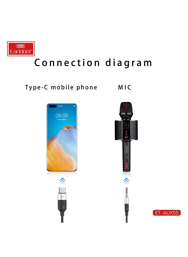 Earldom ET-AUX55 AUX to USB-C Converter Cable - Image 2