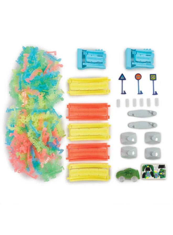 ADDO Totally Track Glow Loop 165 Pieces, Battery Operated – Race Track Toy Set for Kids Ages 3+ - Image 3