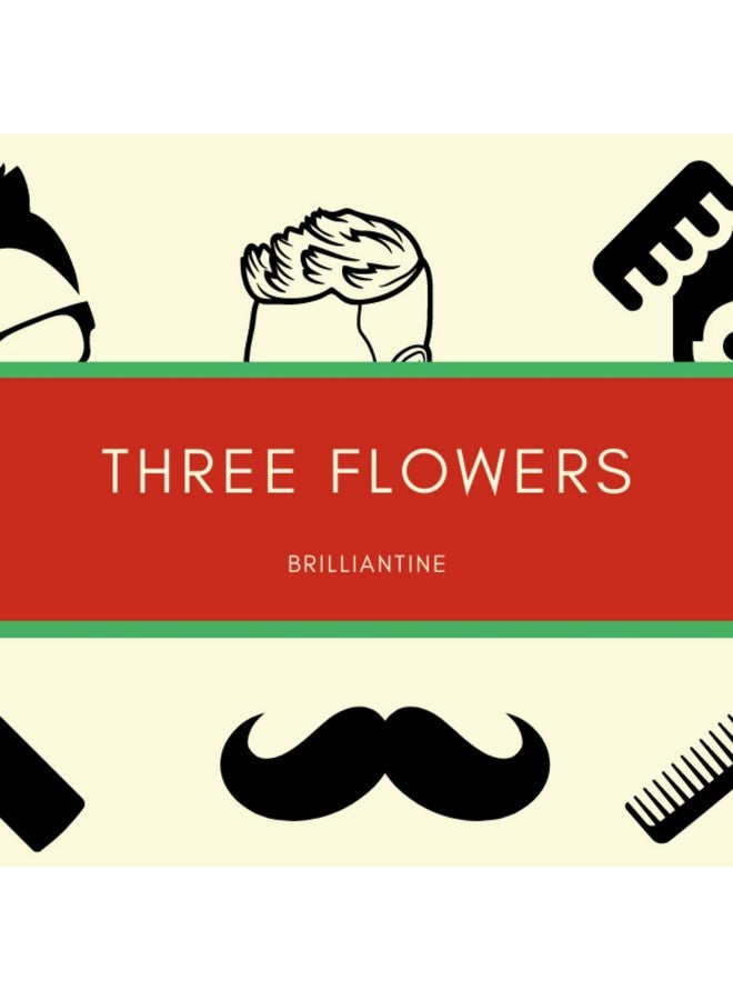 Three Flowers Solid Brilliantine, Men Hair Styling Product, 2-Pack of 3.25 Oz, Jars - Image 3