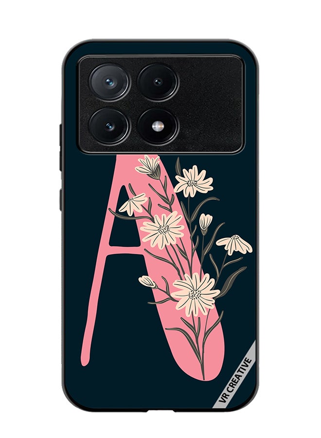 VR CREATIVE Protective Case Cover For Xiaomi Poco X6 Pro Alphabet A Design Multicolour - Image 1