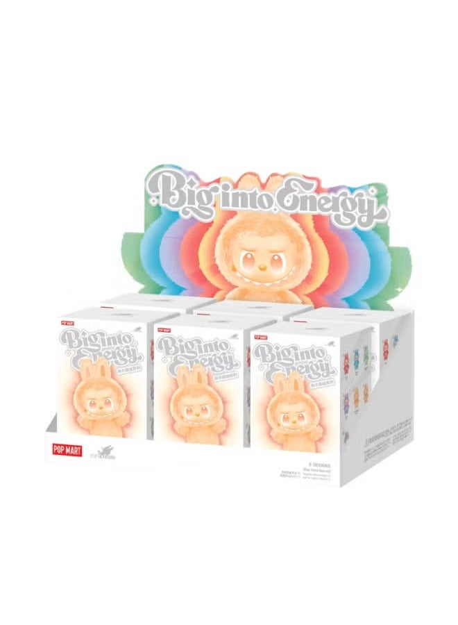 6 Pieces Box of Doll Labubu Big Into Energy Vesion Blind Box Randomly Assorted - Image 1