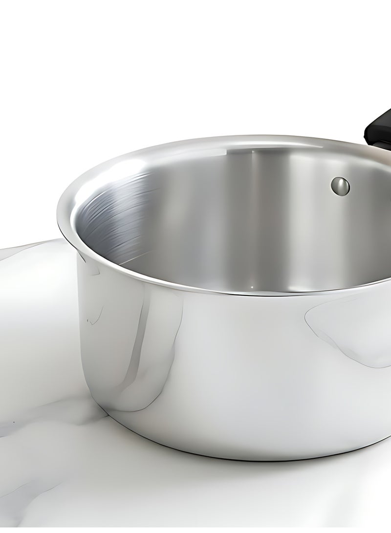 بيسبل قدر حليب من الألومنيوم الفاخر - قدر 16 سم بمقبض مقاوم للحرارة - وعاء طهي متين للمطبخ، BB1793 - Image 3