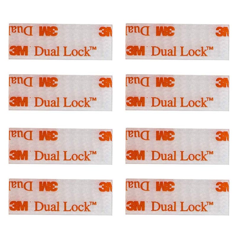 HSTECH EZ Pass/IPass/IZoom Toll Tag Mounting Kit - 8 Pcs (4 Sets) Reclosable Fastener Dual Lock Tape Strips - Image 1