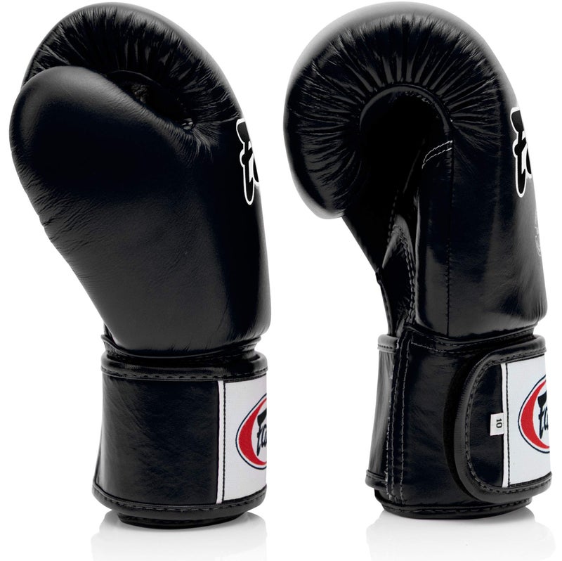 Fairtex BGV1 Muay Thai Boxing Training Sparring Gloves for Men, Women, Kids| Premium Quality, Light Weight & Shock Absorbent 16 oz Boxing Gloves -Black - Image 4