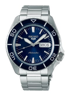 Seiko Men's New 5 Sports Blue Dial Automatic Watch - SRPK97K1  - Image 1