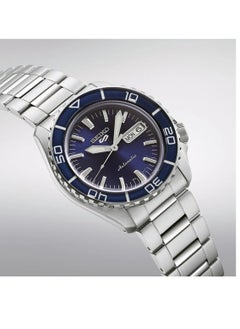 Seiko Men's New 5 Sports Blue Dial Automatic Watch - SRPK97K1  - Image 3