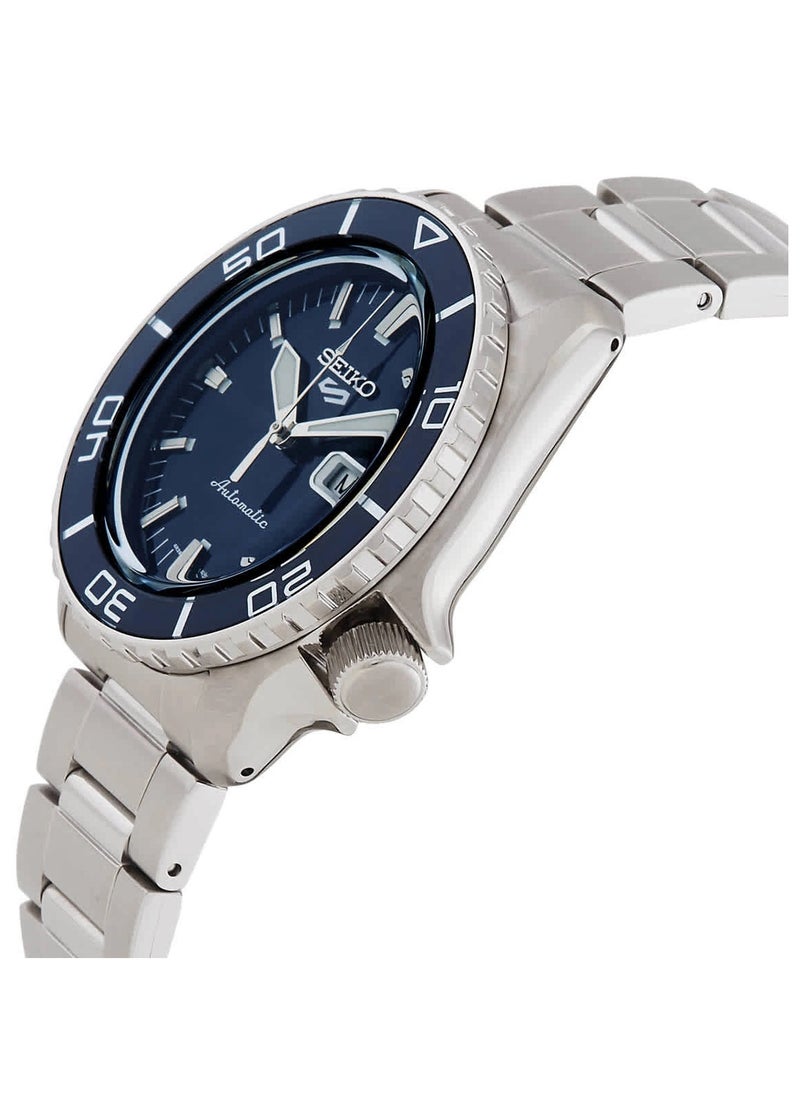 Seiko Men's New 5 Sports Blue Dial Automatic Watch - SRPK97K1  - Image 5