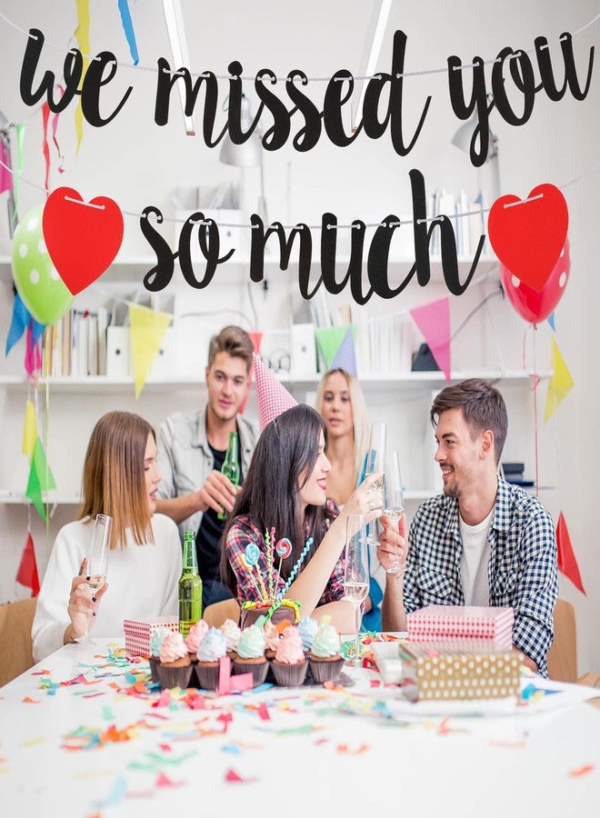 براساكو لافتة ترحيب بالعودة، لافتة اشتقنا إليك كثيراً، زينة ترحيب بالعودة لحفلات لم شمل العائلة، عودة الأصدقاء، التخرج، لافتات عيد الشكر للأصدقاء (أسود) - Image 5