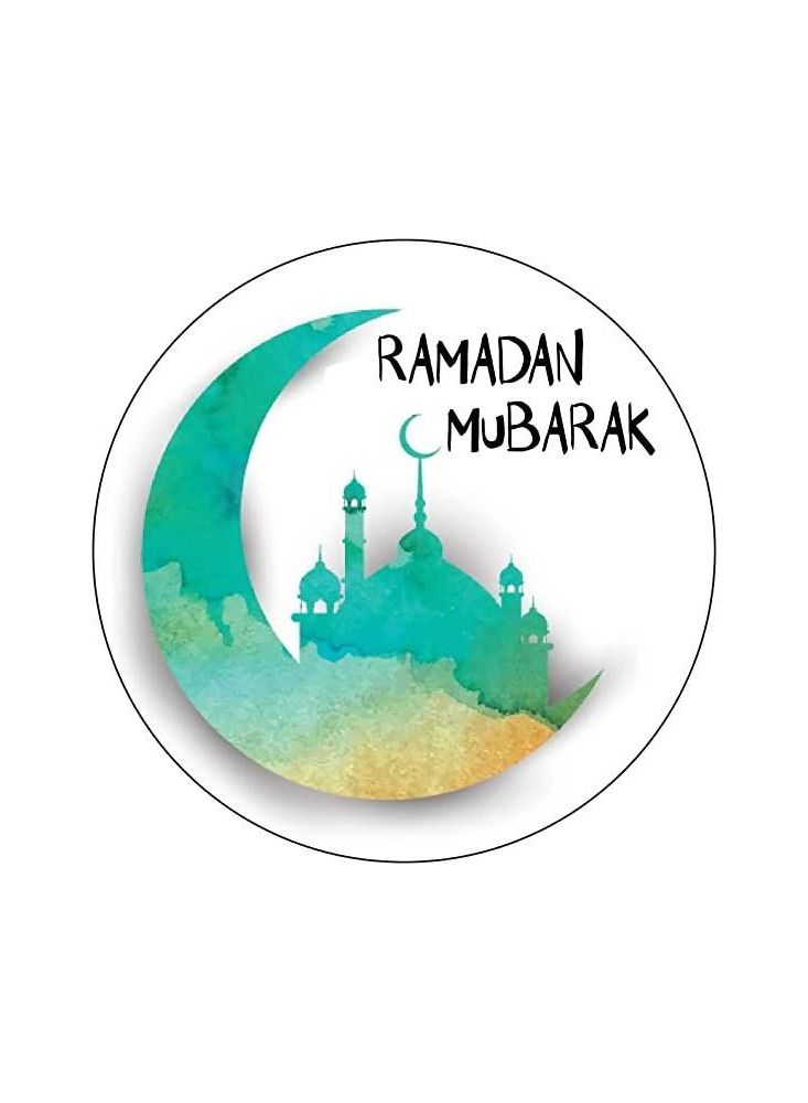 Generic Ramadan Mubarak Stickers |Ideal for Gift Wrapping | Ramadan Stickers for Gift Bag | Ramadan Envelope | Ramadan goody bags | Ramadan gift tag | Happy Ramadan Vinyl Sticker (Design 10)