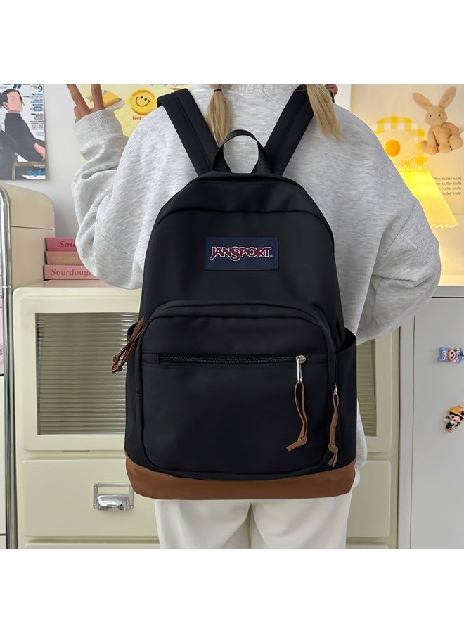 جان سبورت حقيبة واحدة -حقيبة متينة خفيفة الوزن مع حجيرة رئيسية واحدة، حقيبة المرافق الأمامية مع منظّم مدمج -حقيبة الظهر الممتازة - Image 2