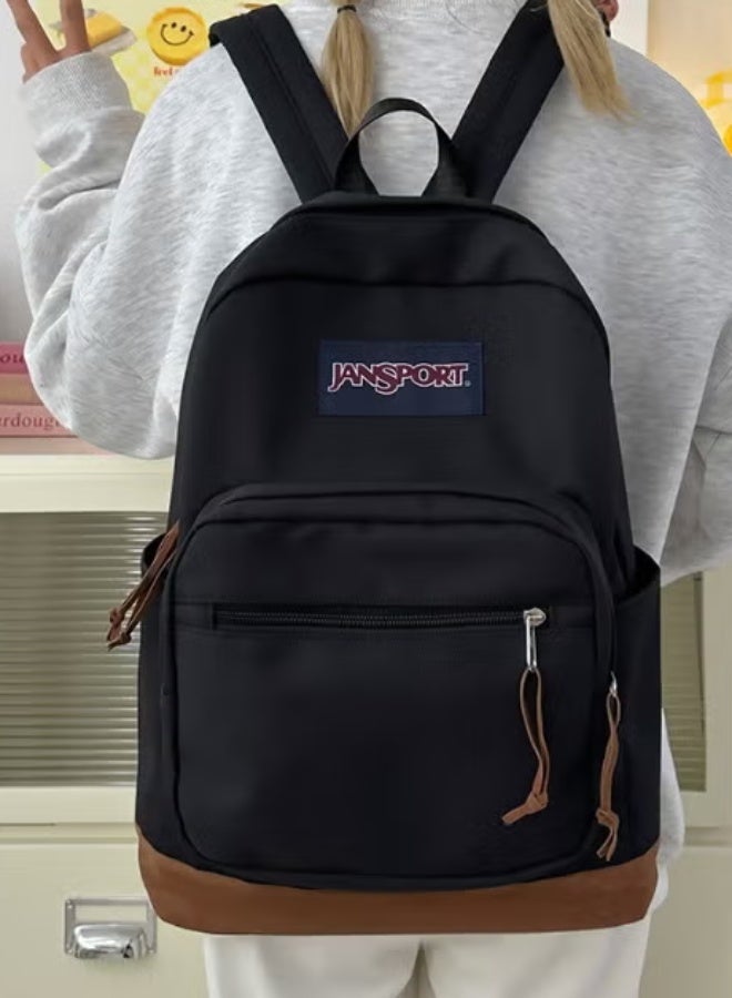 جان سبورت حقيبة واحدة -حقيبة متينة خفيفة الوزن مع حجيرة رئيسية واحدة، حقيبة المرافق الأمامية مع منظّم مدمج -حقيبة الظهر الممتازة - Image 1