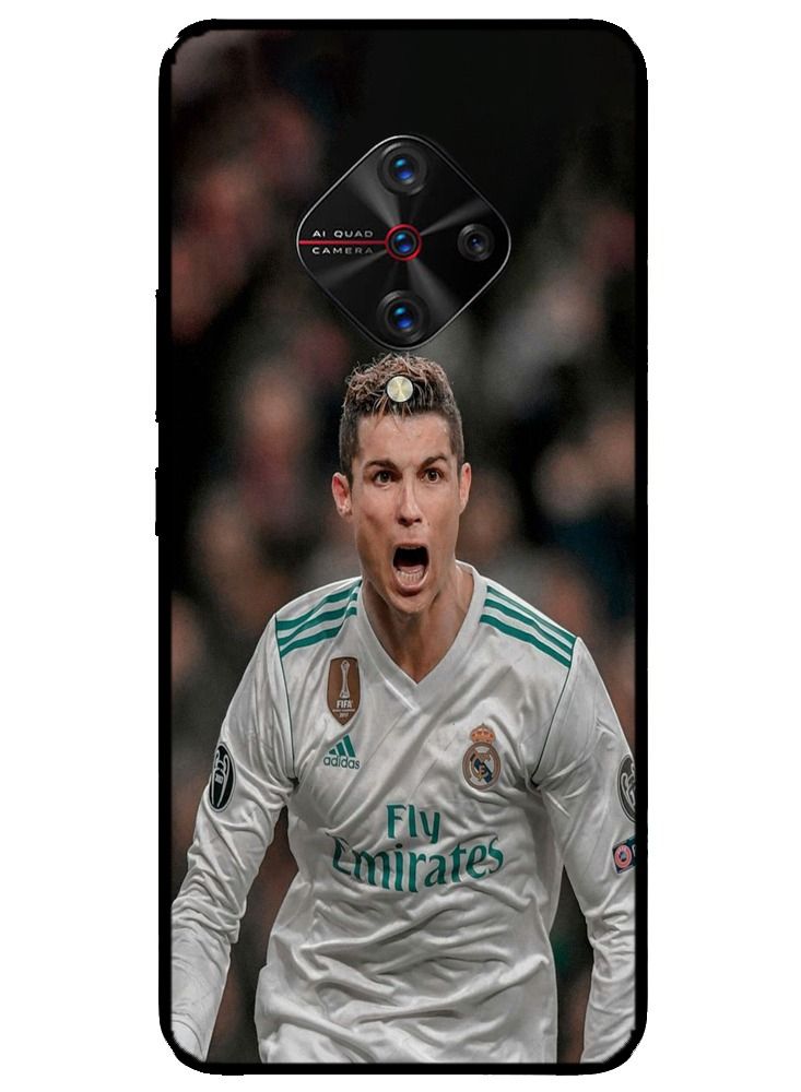 Protective Printed Mobile Cover Football Player Picture For vivo S1 Pro