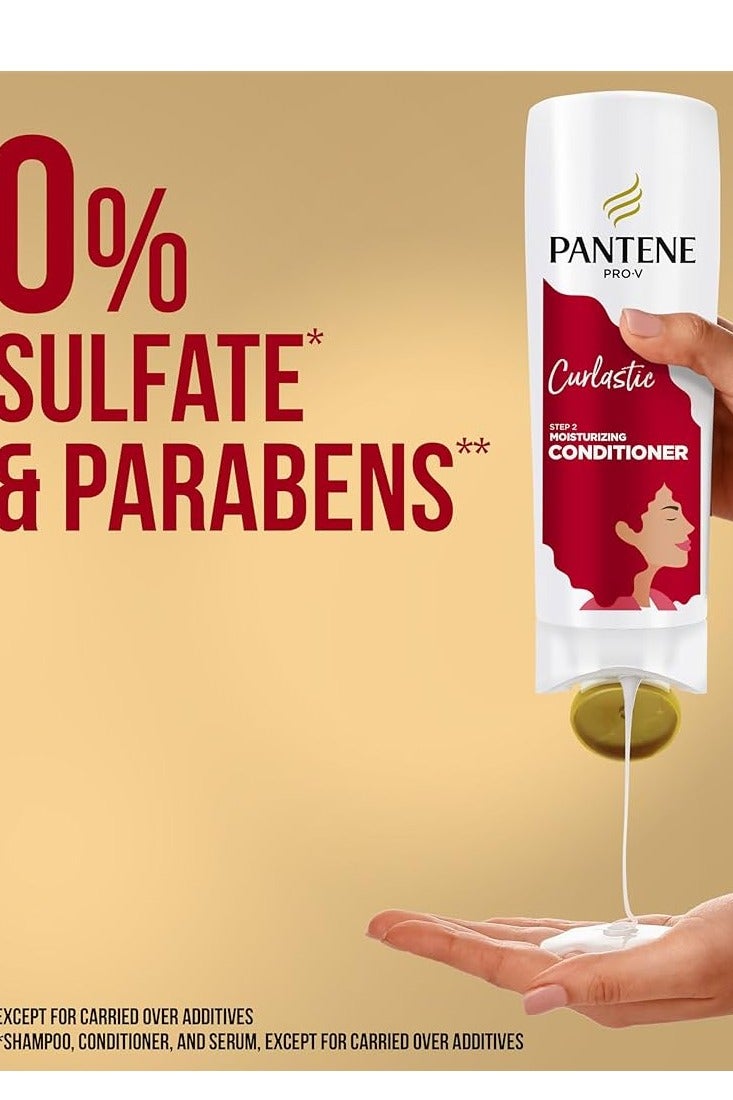 بانتين بلسم برو-في كيرلاستيك الخالي من الكبريتات، مرطب عميق للشعر المجعد، 90 مل - Image 2