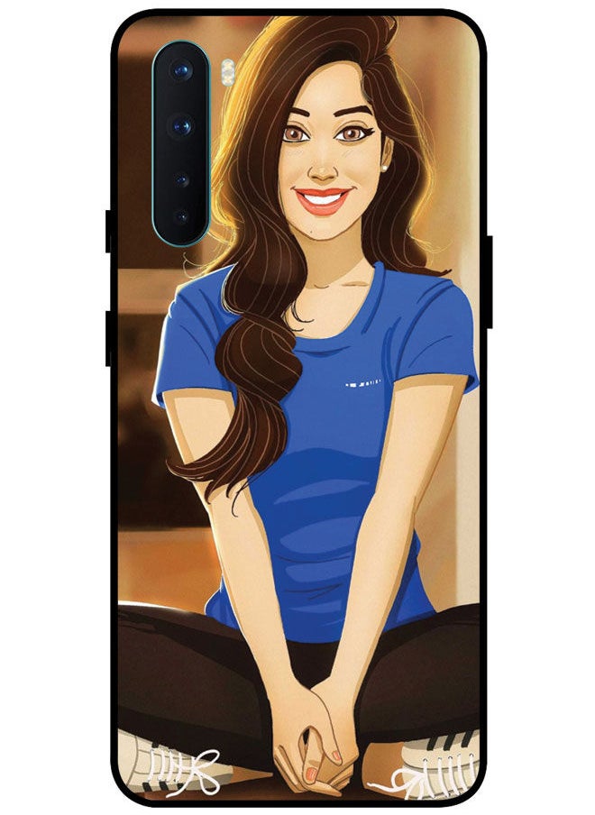 EYE CATCH - Protective Case Cover For OnePlus Nord Smart Series Printed Protective Case Cover for OnePlus Nord Happy Girl - Image 1
