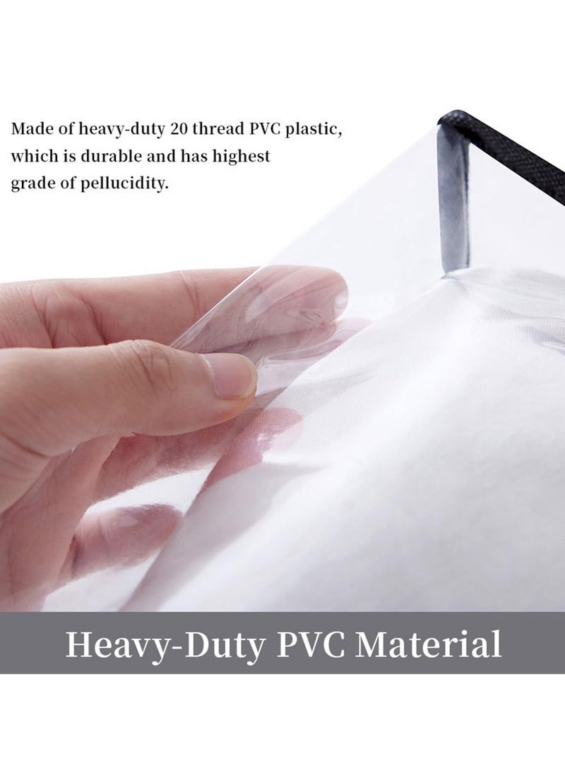 Storage bag PVC hand-held transparent clothing storage bag Moving storage bag Cotton duvet bag Moisture proof and dustproof luggage bag - Image 2