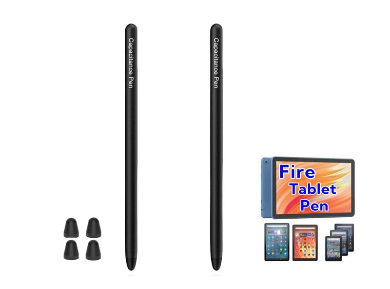 thexxa Stylus Pen for Fire HD 7/7plus/8/8plus Kids 10 Fire Max 11 Tablet Pen (2PCS Black) - Image 5