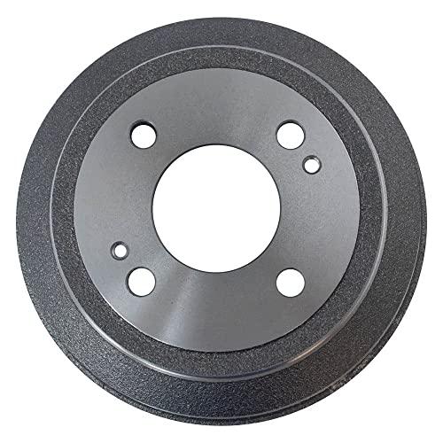 TRQ Rear Brake Drum Pair Set for 1984-1995 Honda Civic / 1993-1997 Honda Civic Del Sol / 1984-1991 Honda CRX - Image 2