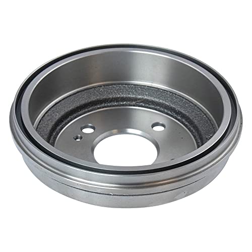 TRQ Rear Brake Drum Pair Set for 1984-1995 Honda Civic / 1993-1997 Honda Civic Del Sol / 1984-1991 Honda CRX - Image 4