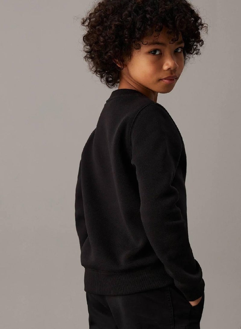 Calvin Klein Jeans Fleece Logo Sweatshirt - Image 2