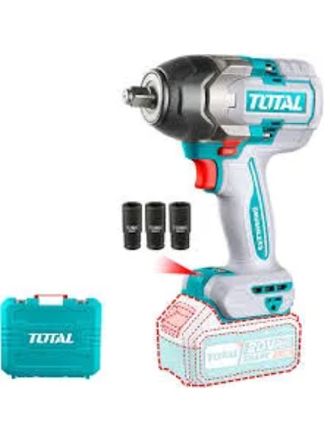 TOTAL Drill 850 Newton Battery with 2 Batteries and Charger 4 Amp - Image 1