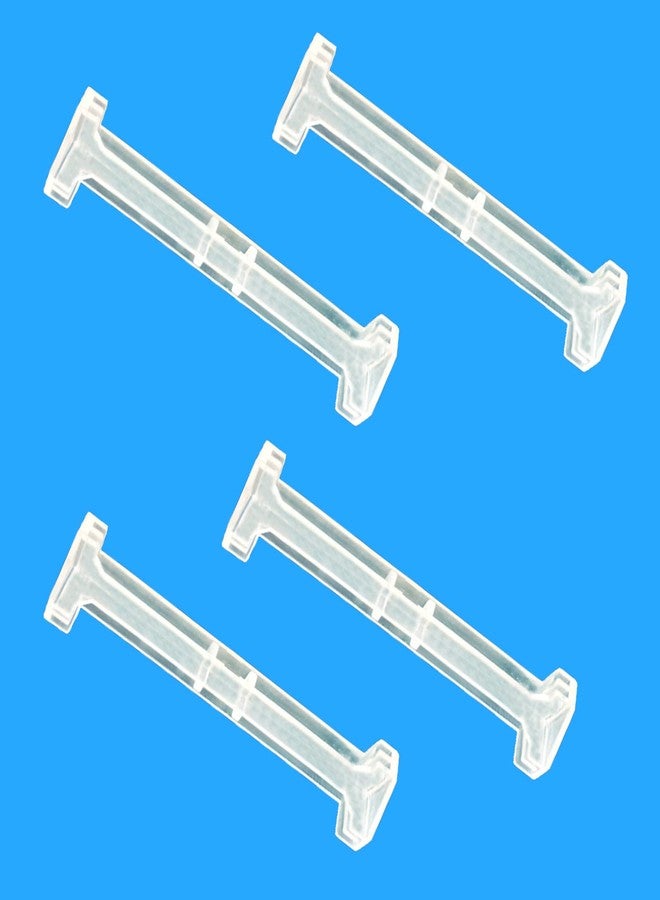 Kowibcl 4Pcs 3.5inch Clear Plastic Vertical Blind Valance Corners,Vertical Blind Dust Cover Corner Frame for L Sharp Dust Cover, Blinds Parts, Accessory, Components - Image 1