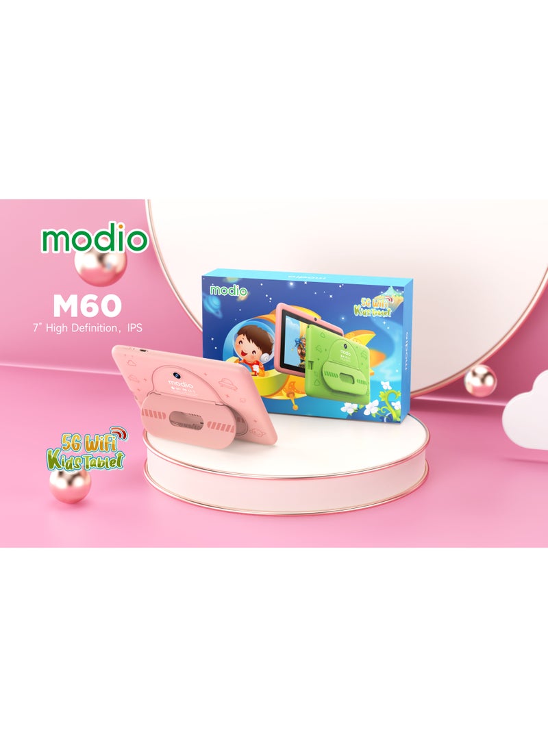 REBENUO M60 Modio Tablet 7-inch screen 3GB RAM 32GB storage space 3000mAh battery capacity new version suitable for children with shock-resistant protection cover (green) - Image 3