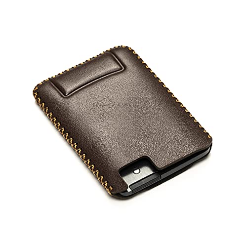 Vitodeco Leather Keyless SMARTACCESS Key Card Case Compatible with Lexus LX570, Lexus LS460, Lexus ES, Lexus LX600 2016 - 2025 (Card, Brown) - Image 2