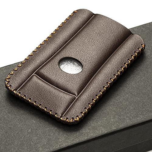 Vitodeco Leather Keyless SMARTACCESS Key Card Case Compatible with Lexus LX570, Lexus LS460, Lexus ES, Lexus LX600 2016 - 2025 (Card, Brown) - Image 3