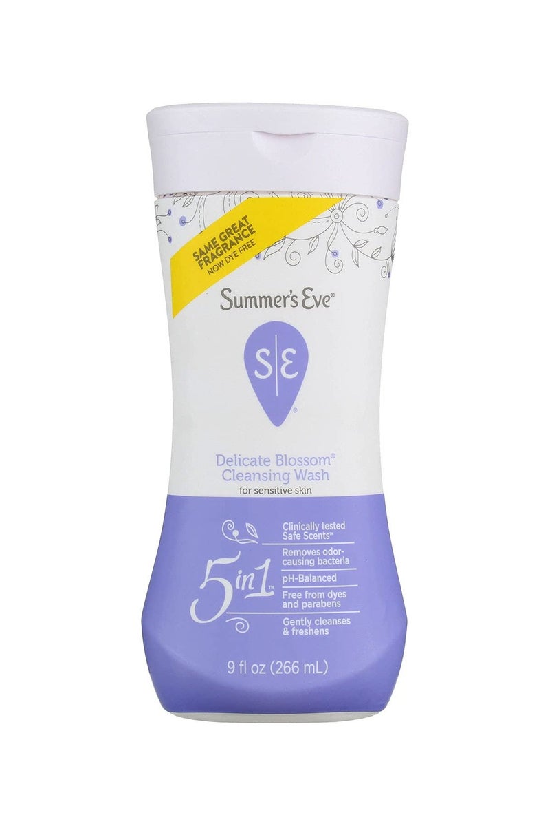 Summer's Eve Delicate Blossom Cleansing Wash 266 ml - Image 1