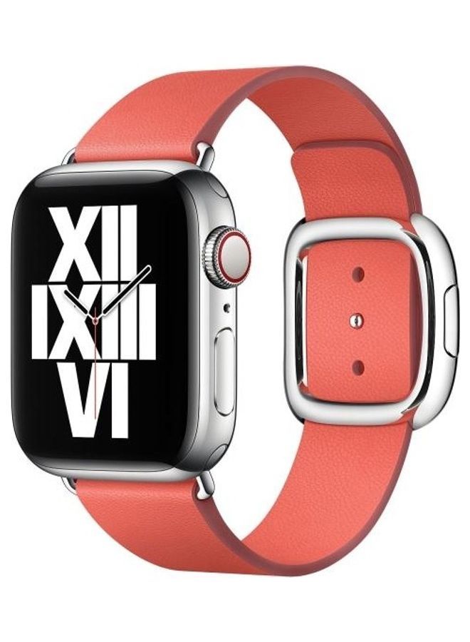 NIBEMINENT Modern Style Watchband For Apple Watch Series 7 41mm/6 & SE 5 4 40mm/3 2 1 38mm Watermelon Red  - Image 3