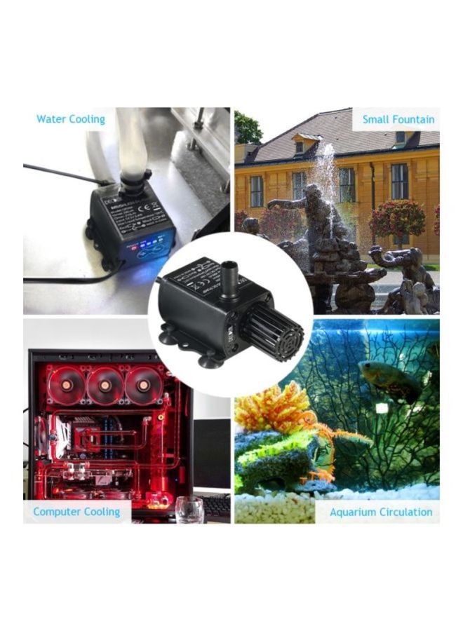 Generic Brushless Water Pump Black 5.95 x4.9x4.2cm  - Image 4