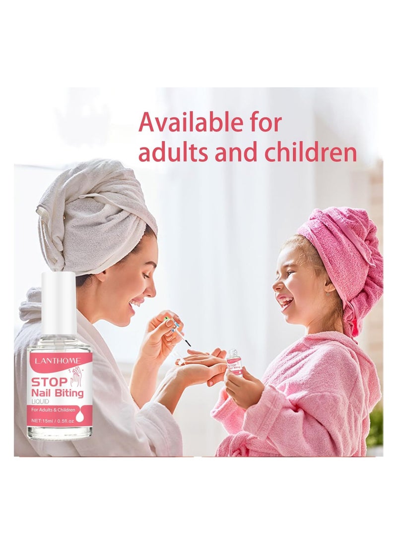 Lanthome Nail Biting Treatment for Kids, Natural Thumb Sucking Pain Relief for Kids, Bitters, Plant Extracts (15ml)  - Image 4