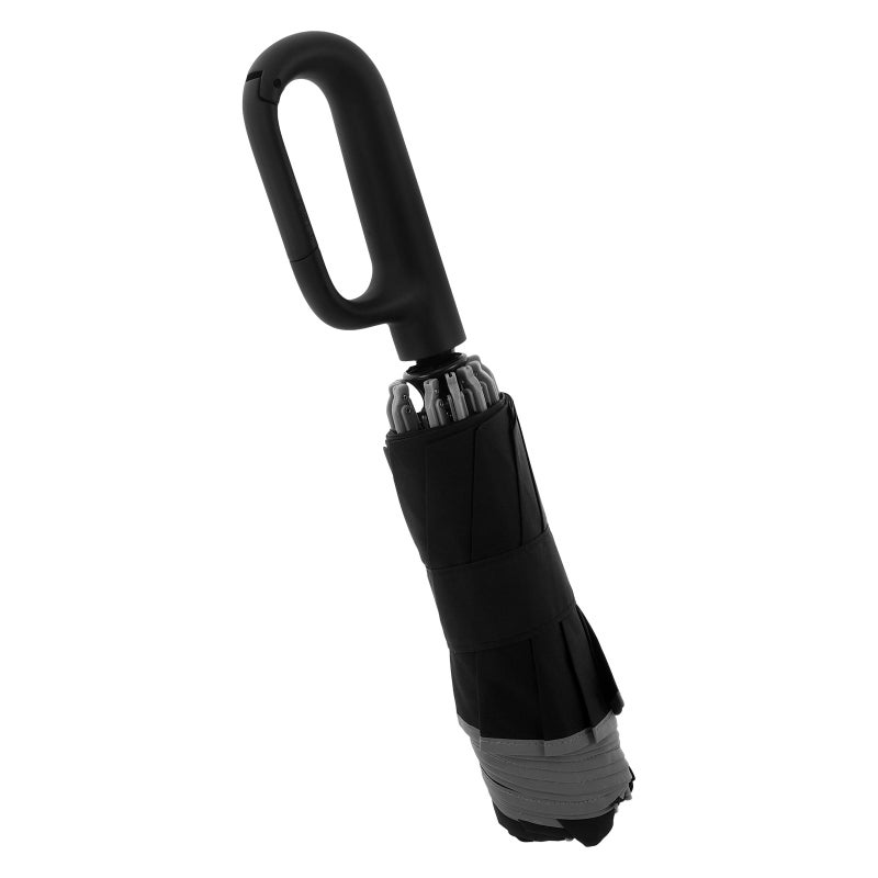 Buckle Umbrella Reflective Safety Strip Windproof Reverse Automatic Umbrella Buckle Fully Automatic Umbrella Travel Portable Folding Travel Umbrella - Image 4