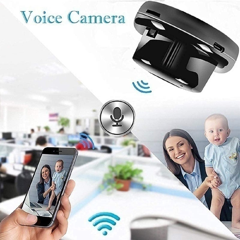 AUSHA®WiFi Camera, HD 1080P Wireless WiFi Portable Camera with Night Vision and Motion Detection, with Remote Viewing and Loop Recording for Indoor Outdoor Home Securi - Image 5