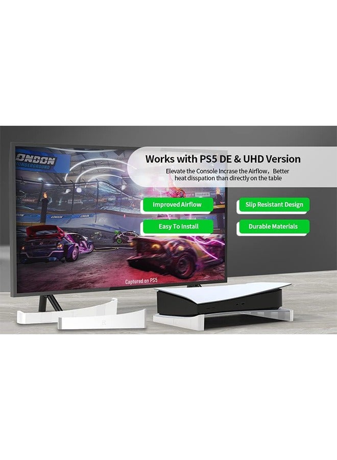 Horizontal Stand Accessories for PS5 Console, PS5 Desk Stand Compatible with Playstation 5 Disc  - Image 5