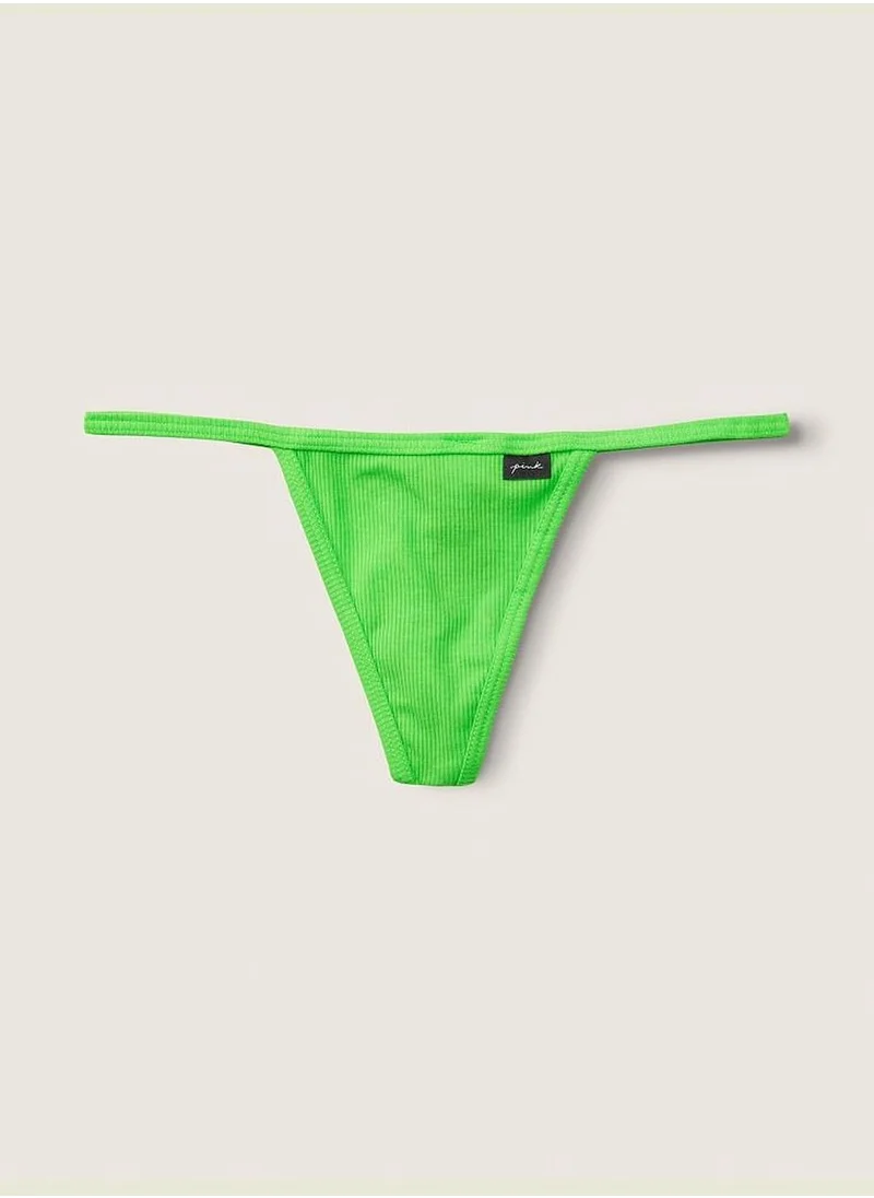 PINK Cotton V-String Panty