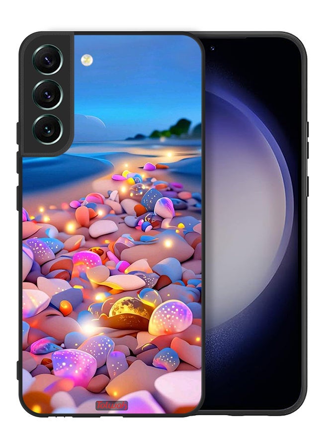 Tolwak Samsung Galaxy S22 5G Protective Case Cover Stones Art - Image 2