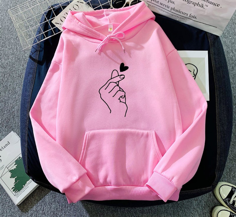 Fleece-Lined Hoodie Hoodie Men'S And Women'S Couple'S Jacket Loose