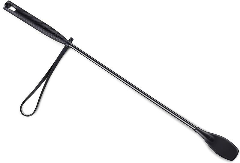 SUNLAND Horse Riding Whip Crop Jump Bat Non-Slip Dressage Crop 23" with Double Slapper - Image 1