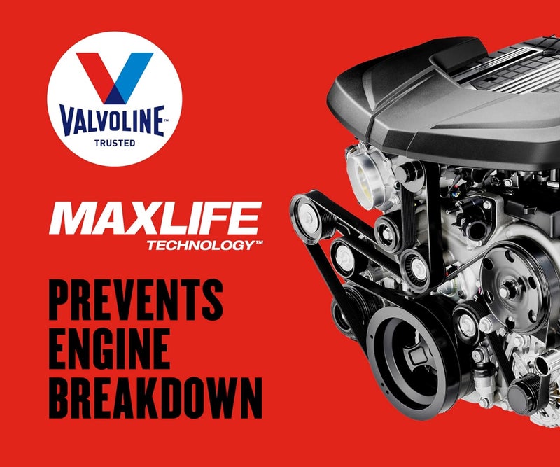 Valvoline زيت محرك صناعي مختلط فالفولين عالي الأميال بتقنية ماكس لايف SAE 10W40 1 QT علبة من 6 - Image 5