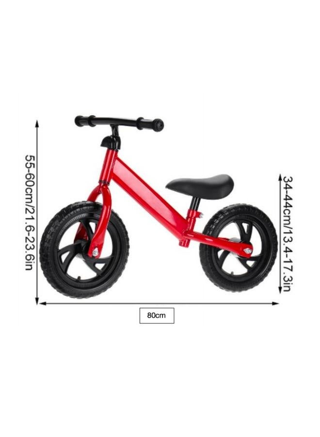 12inch Children‘s Balance-Bikes Kids Balance Bike No Pedal Bicycle Beginner Toddler Bike Steel Frame and Air-Free Tires for 2-5years Old - Image 2