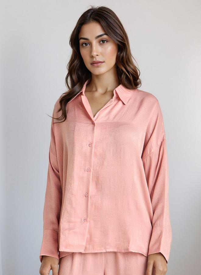 Splash FAV Pyjama Set Collared Shirt & Trousers Polyester - Image 2