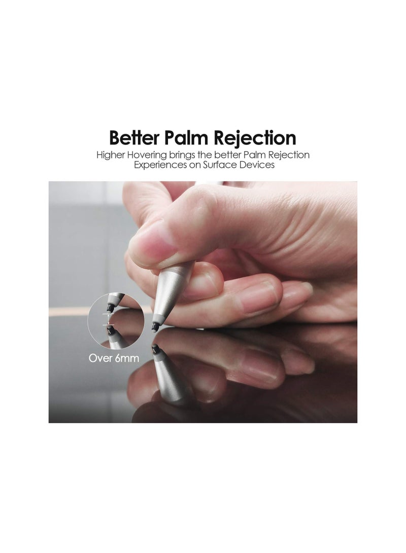 SOLARAE Pen for Microsoft Surface, Palm Rejection, 1024 Levels Pressure, Flex & Soft Hb Nib, Compatible with Surface Pro/Book/Laptop/Go, Including 2 Spare Nibs, for Creators, Businessers and Students - Image 3