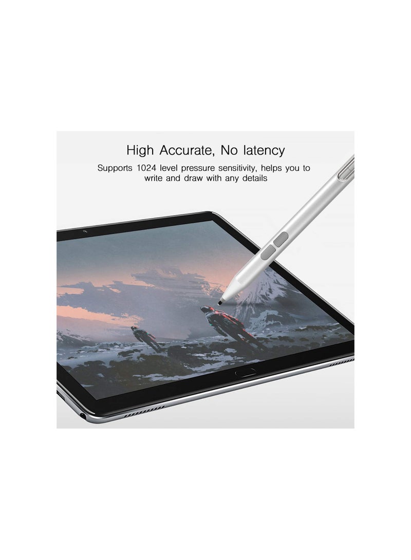 SOLARAE Pen for Microsoft Surface, Palm Rejection, 1024 Levels Pressure, Flex & Soft Hb Nib, Compatible with Surface Pro/Book/Laptop/Go, Including 2 Spare Nibs, for Creators, Businessers and Students - Image 2