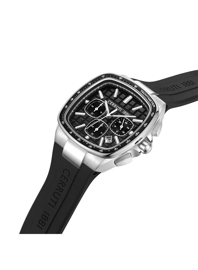 CERRUTI 1881 Cerruti 1881 Gents Stainless Steel Black Matt Dial Watch