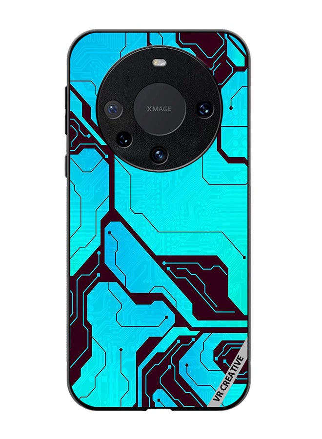 VR CREATIVE Protective Case Cover For Huawei Mate 60 Pro Tech A-02 Design Multicolour - Image 1