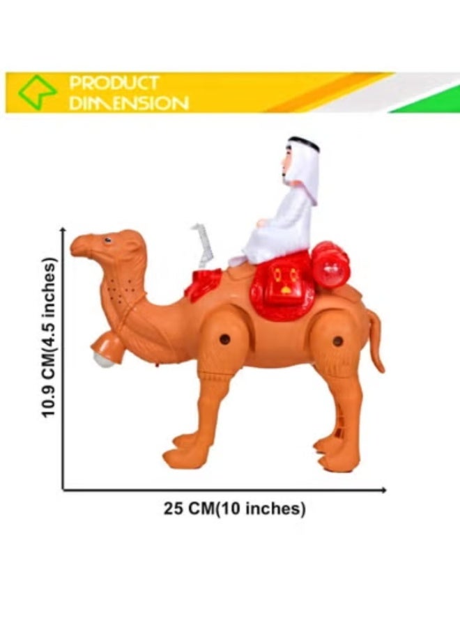 Walking Camel with Figure Lights and Music Song Animal Toys for Kids - Image 5